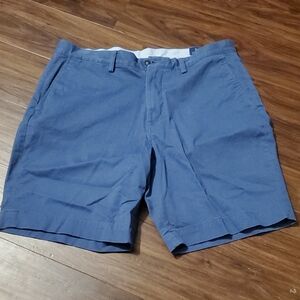 Ralph Lauren Classic Blue Flat Front Shorts